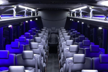 New Braunfels Charter Bus Interior