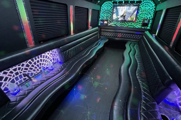 New Braunfels Limo Bus Interior
