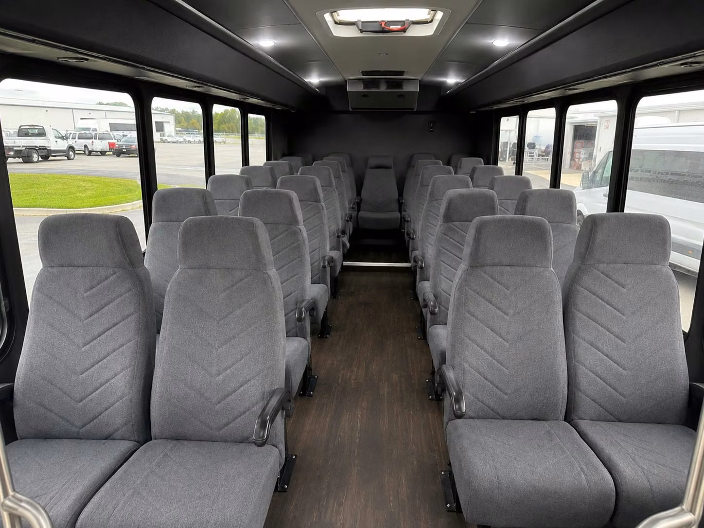 15 passenger minibus inside