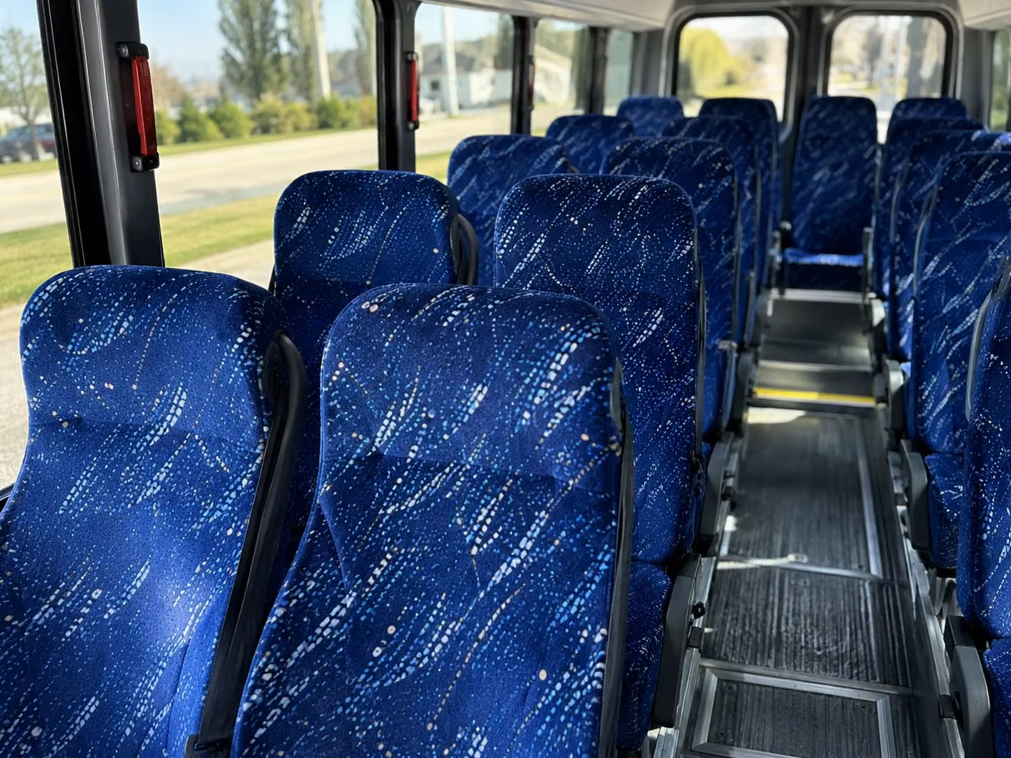 18 passenger minibus interior