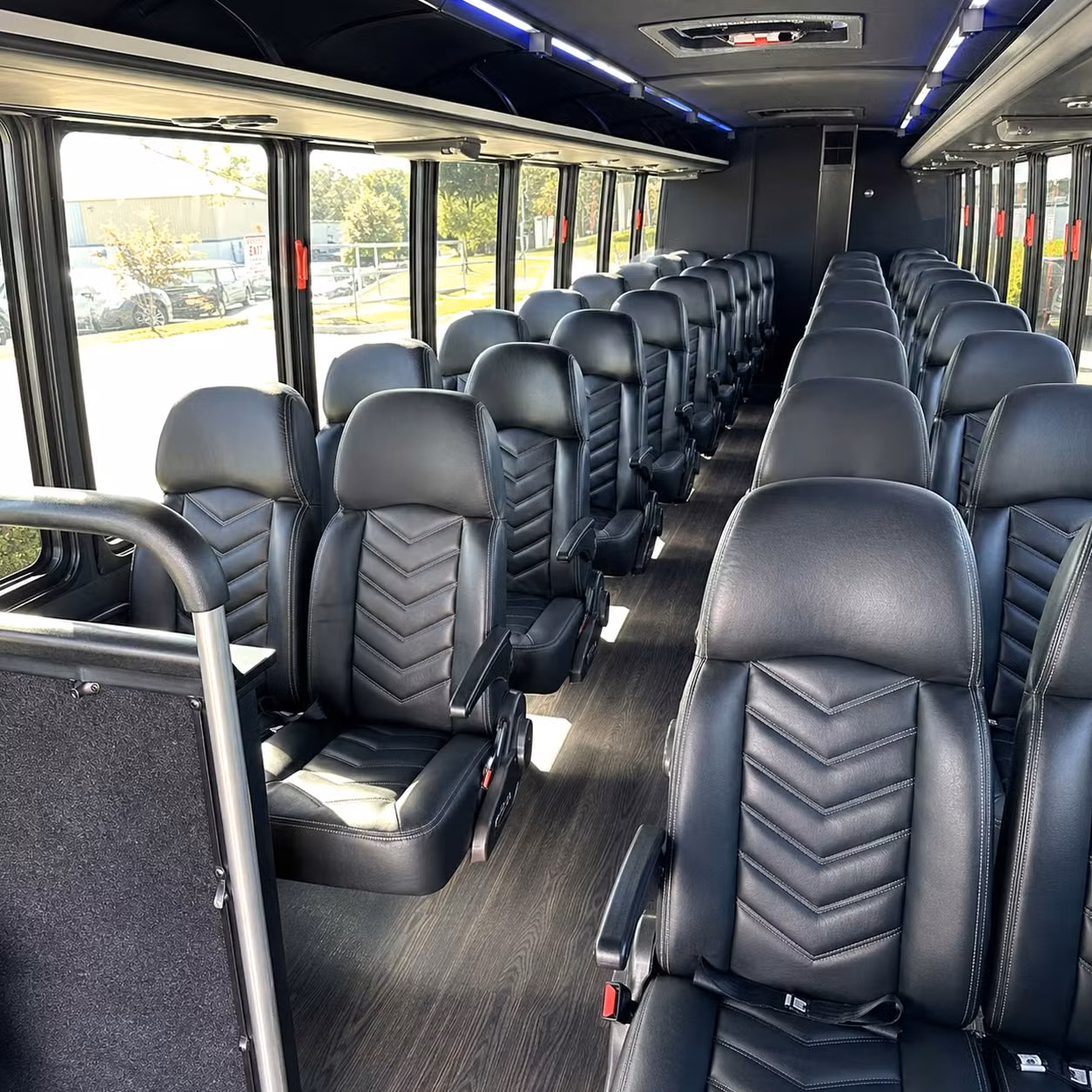 25 passenger minibus inside