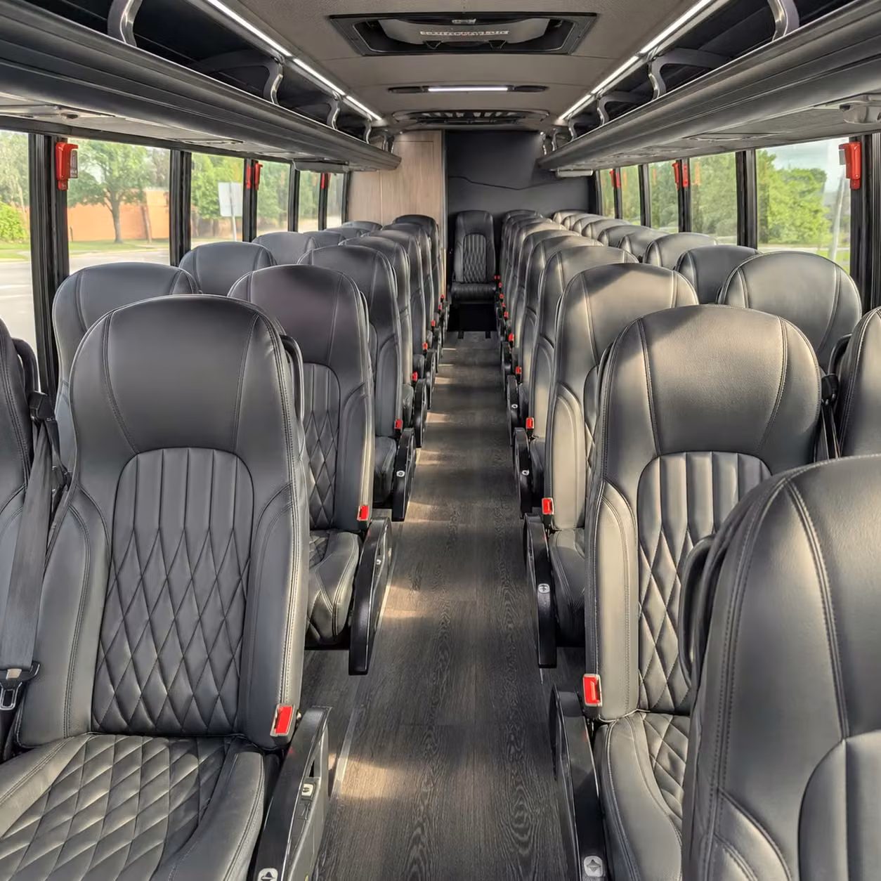 25 passenger minibus interior