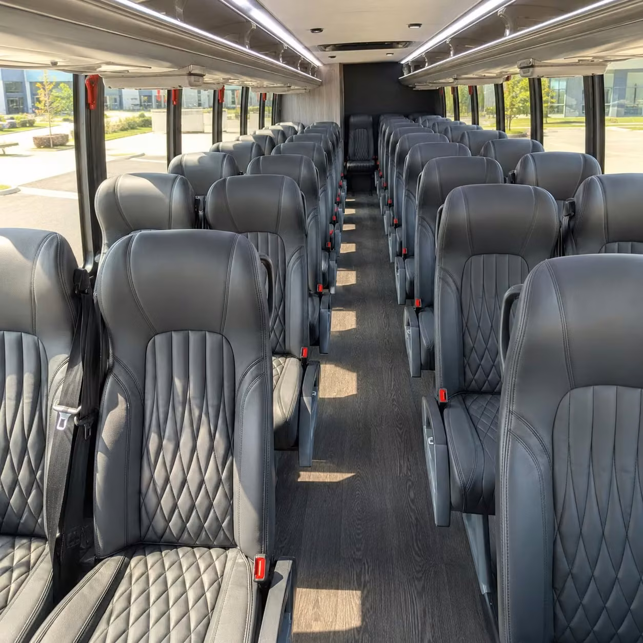 28 passenger minibus inside