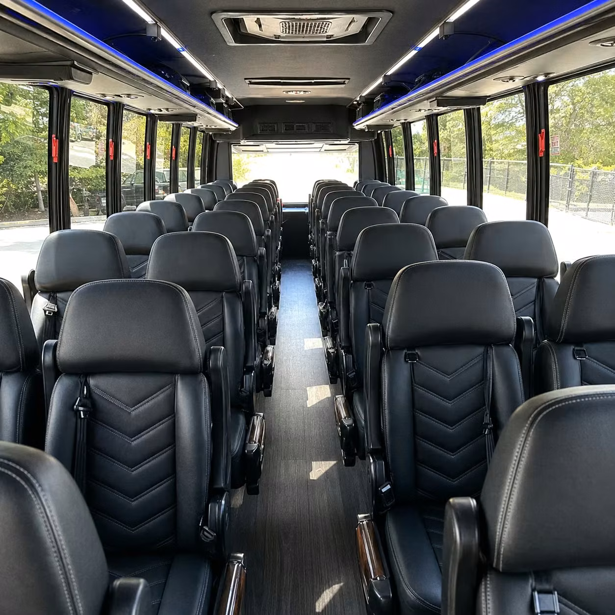 30 passenger minibus inside