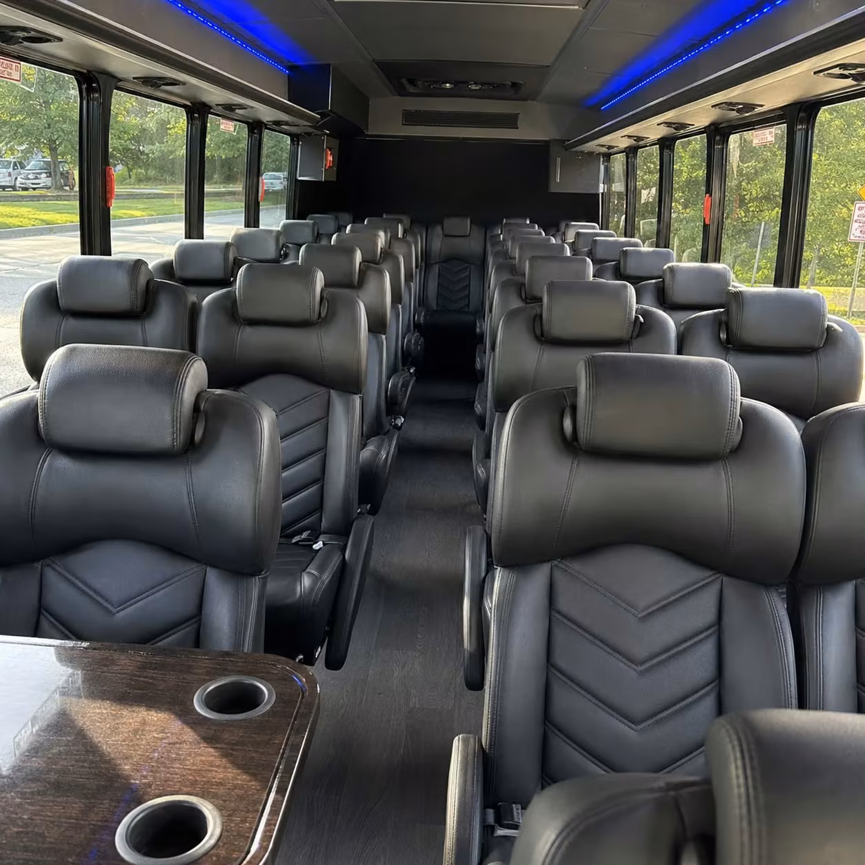 30 passenger minibus interior