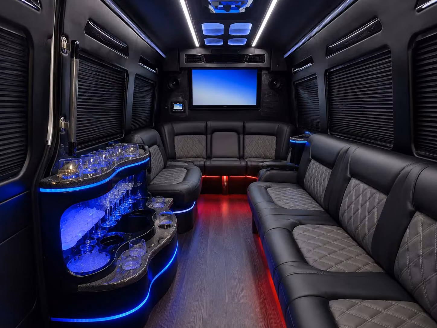 sprinter limousine inside