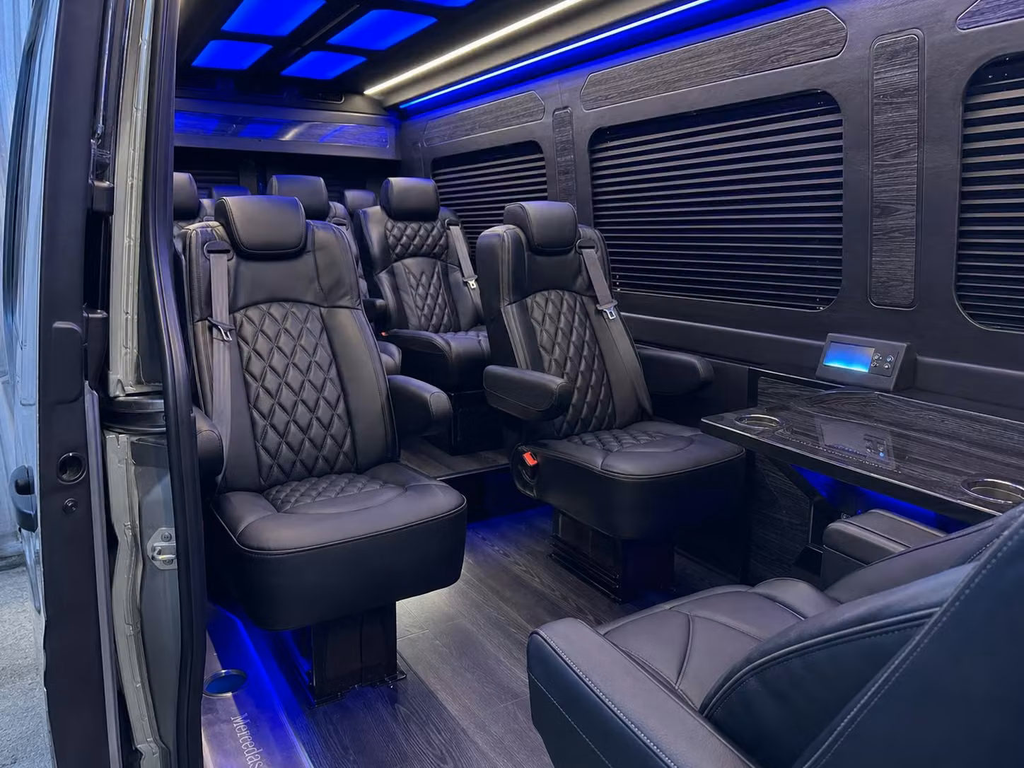 sprinter van transportation for groups and events across new braunfels