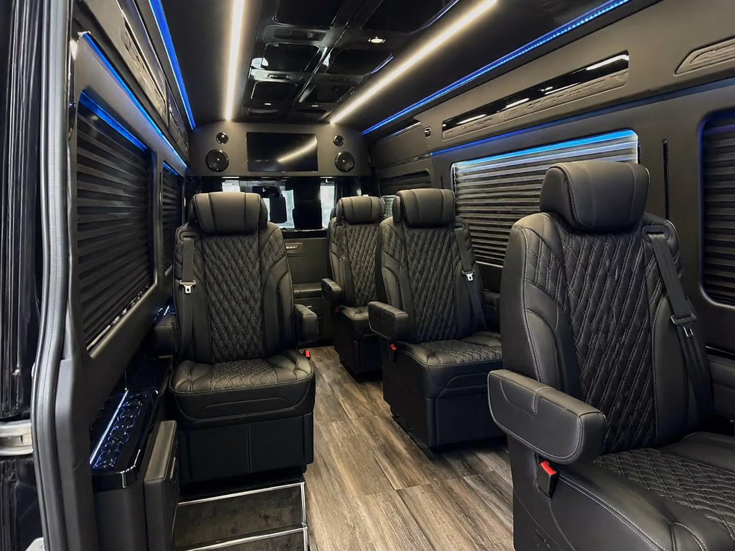 sprinter van with driver interior